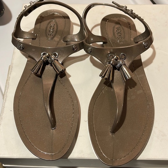 Tod’s Jelly Sandals Italian size 39 - Picture 1 of 2